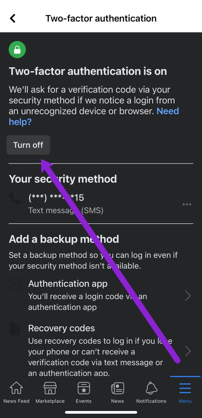 How To Enable (Or Disable) Two-Factor Authentication On Facebook