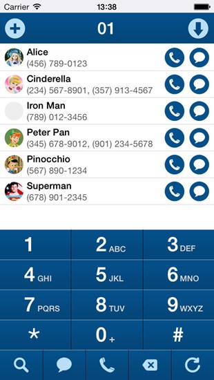 The trick to display the name and phone number iPhone
