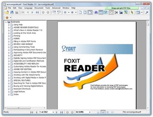 Foxit Reader - Enable fullscreen mode when reading PDFs