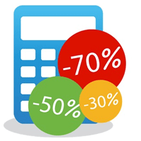 The fastest and easiest way to calculate percentages (%)