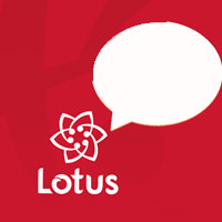 Instruction for texting to friends on Lotus