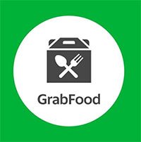 Instructions for ordering food through GrabFood