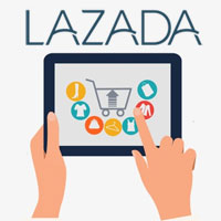 Online shopping guide on Lazada application