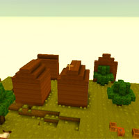 Hoe je snel een huis bouwt in Mini World: Block Art