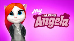 Snel stijgen in het spel My Talking Angela