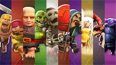 Information about types of troops in Clash of Clan