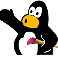 Instructions for installing and using Tux Paint - drawing software for children