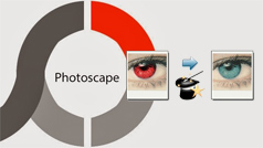 Remove red eye with PhotoScape