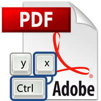 Summary of common keyboard shortcuts in Adobe Reader