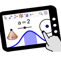 Extremely easy math graphing with the GeoGebra app on mobile