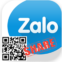 Share personal QR code on Zalo