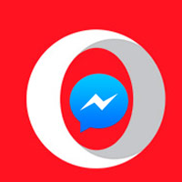 Instructions for chatting on Facebook Messenger on Opera