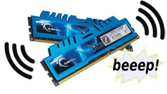 How to fix RAM errors when starting the computer