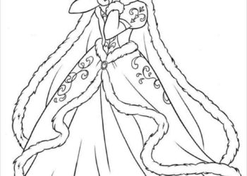 Collection of the most beautiful coloring pictures of Princess Cinderella