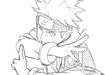 Desenhos de Naruto para colorir