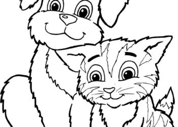 Summary of coloring pictures of domestic animals, underwater, in the forest