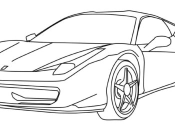 50+ best car coloring templates