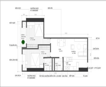 Appartement de conseil design 65m² 2 chambres extrêmement confortable