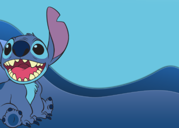 Sintesis gambar watak Stitch yang indah