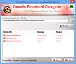 ؛ Comodo Password Decryptor 1.5 - استعادة كلمات المرور على متصفح Comodo Dragon Comodo Password Decryptor