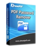 Ahead PDF Password Remover2.0.0-PDFファイルのパスワードを削除します Ahead PDF Password Remover