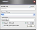 OnePass - مولد كلمات المرور لنظام التشغيل Windows OnePass
