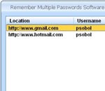 تذكر برامج كلمات المرور المتعددة - تخزين قوائم كلمات المرور Remember Multiple Passwords Software