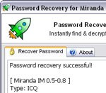 ؛ Miranda Password Recovery - استعادة كلمات مرور ميراندا Miranda Password Recovery
