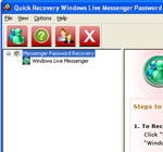 استعادة كلمة مرور Windows Live Messenger - استعادة كلمات مرور Windows Live Messenger Quick Recovery Windows Live Messenger Password