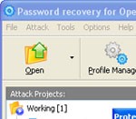 استعادة كلمة المرور - يستعيد جداول بيانات كلمة المرور OpenOffice.org احسب Calc Password Recovery