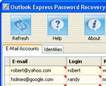 ؛ Intelore Outlook Express Password Recovery - استعادة كلمات مرور Outlook Express Outlook Express Password Recovery Intelore