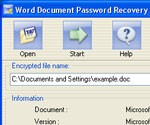 ؛ Word Document Password Recovery - استعادة كلمات مرور Word Word Document Password Recovery