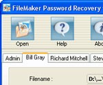 FileMaker Password Recovery - استعادة كلمة مرور FileMaker FileMaker Password Recovery