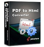 Joboshare PDF to Html Converter1.1.0-PDFをHTMLにすばやく変換 PDF to Html Converter Joboshare