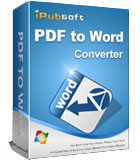iPubsoft PDF to Word Converter2.1.3-PDFファイルをMSWordDOCX形式に変換します iPubsoft PDF to Word Converter