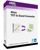 TXT to Excel Converter Abex