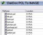 OakDoc PCL to IMAGEConverter-PCLを画像に変換します PCL to IMAGE Converter OakDoc