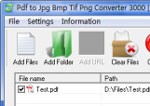 Pdf to Jpg Bmp Tif Png Converter 3000