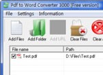 Pdf to Word Converter 3000