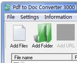 Pdf to Doc Converter 3000 - Konvertieren Sie PDF in DOC Pdf to Doc Converter 3000