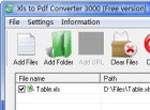 XLS to PDF Converter 3000
