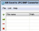 Ailt Excel to JPG BMP Converter