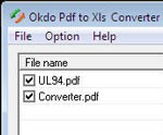 Okdo Pdf to Xls Converter