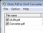 Okdo Pdf to WMF Converter