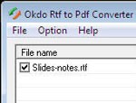 Okdo Rtf to PDF Converter