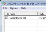 Okdo PowerPoint to Pdf Converter