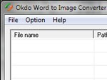 Okdo Word to ImageConverter-Wordを画像形式に変換 Okdo Word to Image Converter