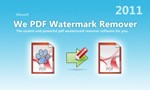 私たちはPDF透かしリムーバー6.3.0-PDFファイルの透かしを削除するソフトウェア We PDF Watermark Remover