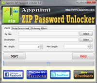 ZIP Password Unlocker Appnimi
