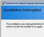 Geeksnerds Outlook Express Recovery